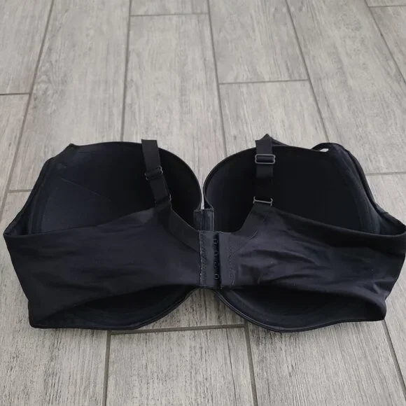 Soma Stunning Support Full Coverage Bra Solid Black Women's Size 40G - Picture 8 of 11